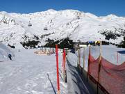 Zone d'entraînement à la station supérieure d'Eggalm