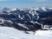 Vue sur les pistes de Vilina Voda