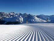 Très bonne préparation des pistes à Bormio