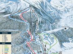 Plan des pistes Donezan – Mijanès