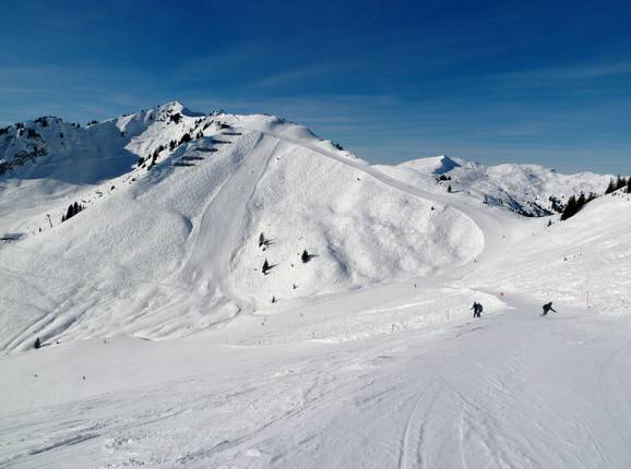 Descente et itinéraire Muttelberg