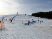 Vue sur la piste de ski d'Eschach