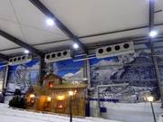 Groupes frigorifiques au plafond de la salle