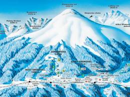 Plan des pistes Jakubkova Lúka