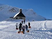Piste de luge sur la Zugspitze