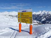 Signalisation sur les pistes
