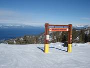 Signalisation dans le domaine skiable Heavenly