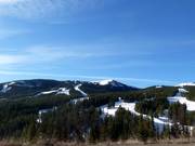 Vue sur le domaine skiable de Copper Mountain