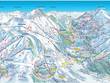 Plan des pistes du domaine skiable Arosa Lenzerheide