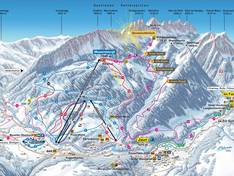 Plan des pistes Jaun