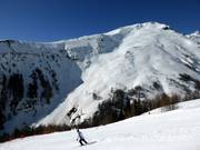 Vue depuis Fleiss vers le Schareck et l’itinéraire de ski exigeant Fleisstal