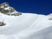 Piste intermédiaire Riepensattel sur le glacier de Schlegeis