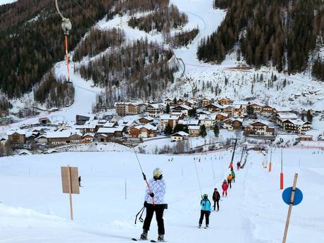 Ortler Skiarena: offres d'hébergement sur les domaines skiables – Offre d’hébergement Pfelders (Plan)