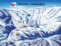 Plan des pistes Aldrov – Vítkovice (Witkowitz)