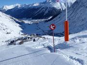 Délimitations claires des pistes