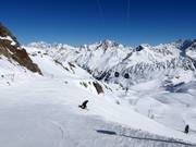 Piste des Contrebandiers au Weißseejochbahn