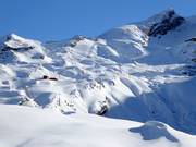 Vue depuis le Jochpass vers le Laubersgrat