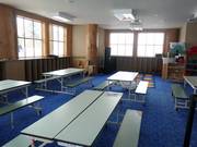 Salle de séjour de l'école de ski
