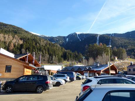 Dolomites: Accès aux domaines skiables et parkings – Accès, parking Plose – Brixen (Bressanone)