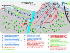 Plan des pistes Stepanovo