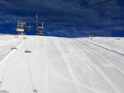 Excellente préparation des pistes dans le domaine skiable Schwemmalm