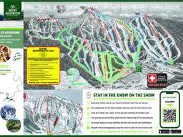 Plan des pistes Mount Washington