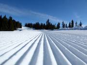 Préparation des pistes de première classe à Hafjell