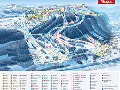 Plan des pistes Branäs