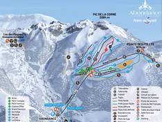 Plan des pistes L'Essert – Abondance
