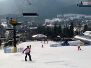Piste d'entraînement dans la zone de la vallée