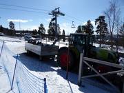 Transport écologique dans le village de vacances Idre Fjäll