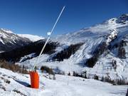 Lance à neige au télésiège Bodmenstafel