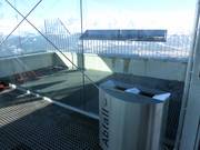 Poubelles au téléphérique du sommet de la Hochwurzen