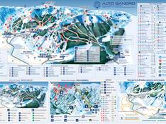 Plan des pistes Alto Sangro – Roccaraso/Rivisondoli