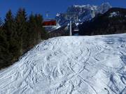 Un petit détour dans la poudreuse est possible.