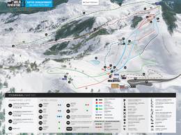 Plan des pistes Anilio