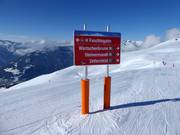 Signalisation des pistes au Zettersfeld