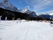 Zone pour débutants sur l’Ehrwalder Alm