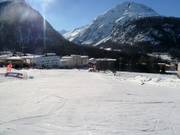 Piste facile à proximité de la vallée