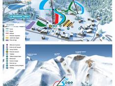 Plan des pistes Le Reposoir – Village