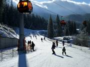 Descente facile vers la vallée au Grand Jet