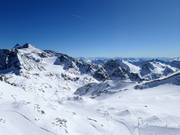 Vue depuis le Top of Tyrol sur le Gaiskarferner