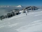 Pistes au Brandstadl avec vue sur la Hohe Salve