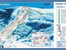 Plan des pistes Kubínska hoľa