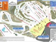 Plan des pistes Mad River Mountain