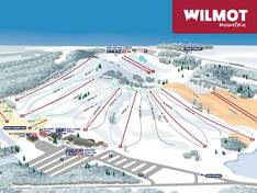 Plan des pistes Wilmot Mountain