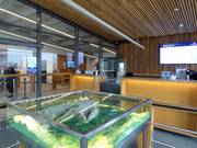 Zone de départ très bien entretenue au niveau de la station inférieure de l’Alpspitzbahn