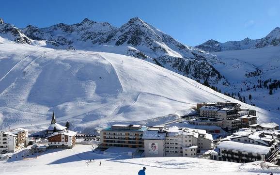 Meilleur domaine skiable dans la zone du SKI plus CITY Pass Stubai Innsbruck – Évaluation Kühtai