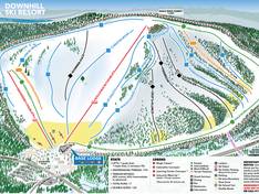 Plan des pistes Tahoe Donner