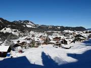 Riezlern dans la vallée de Kleinwalsertal au téléphérique de Kanzelwand